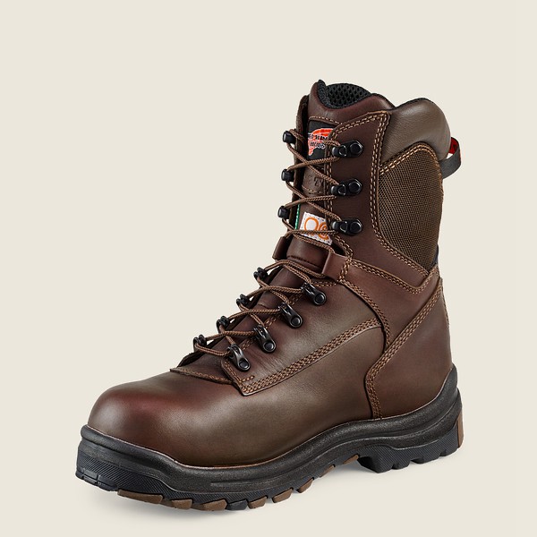 Red Wing Safety Boots King Toe® - 8-Inch Insulated Waterproof Csa Toe - Svart/Brune - Herre 3041-OUD